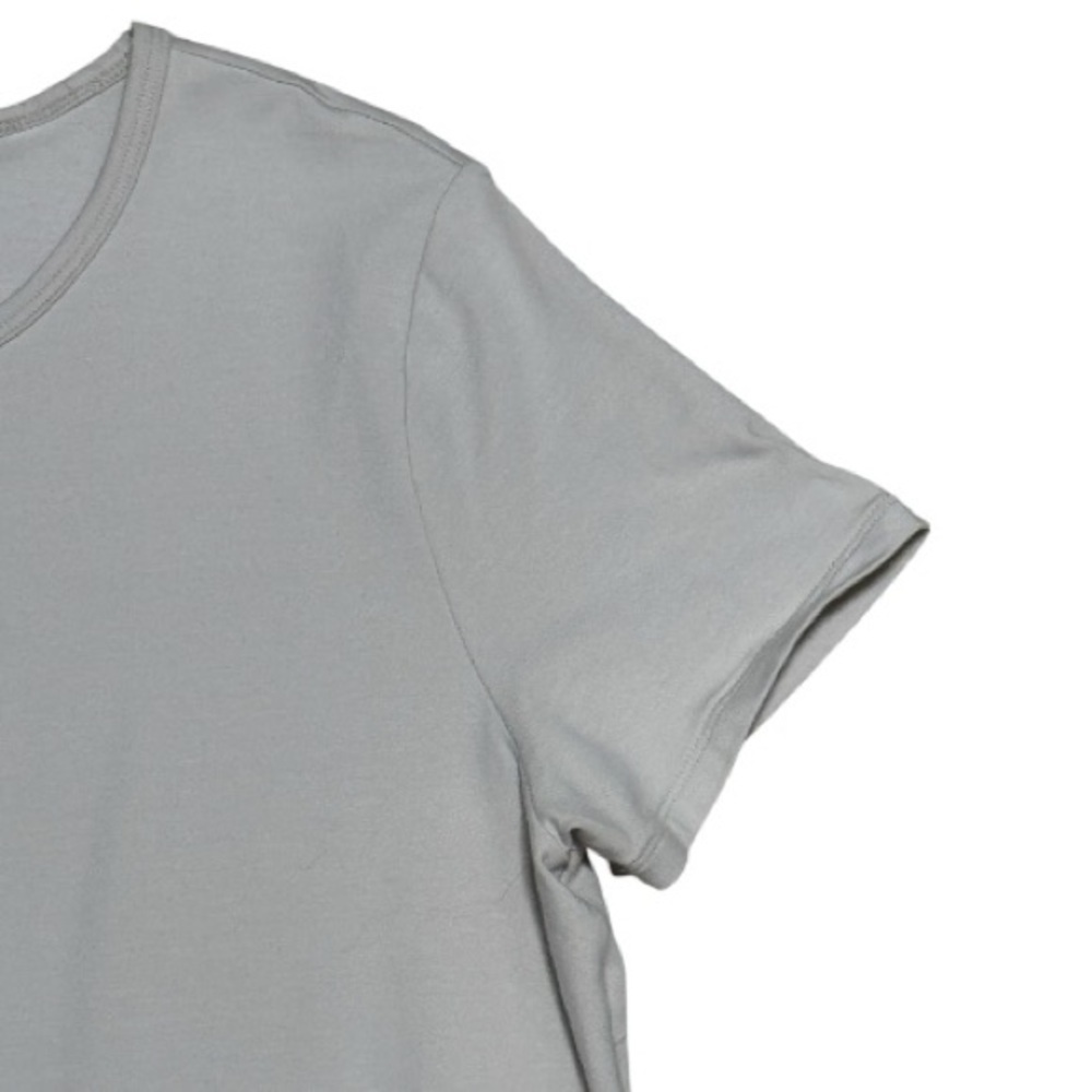 058 ATHLETA Women's Essential Lightweight Tee Dress - Cream, Large - Picture 5 of 9